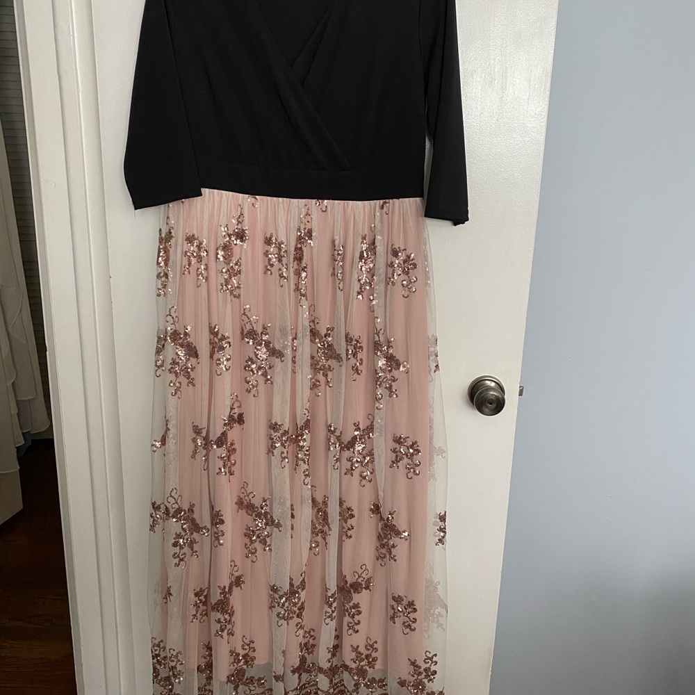 Sequin floor length gown